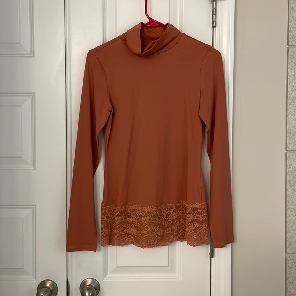 Sundance long sleeve fitted turtleneck